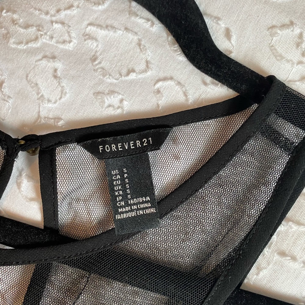 Little Black Dress with mesh back